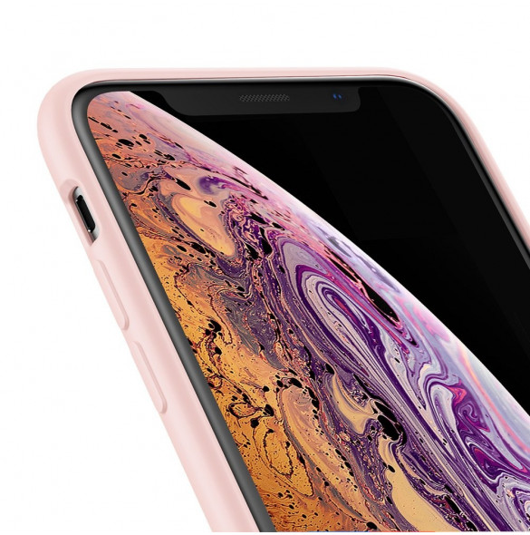 Rosa och väldigt snyggt omslag till iPhone XS Max.