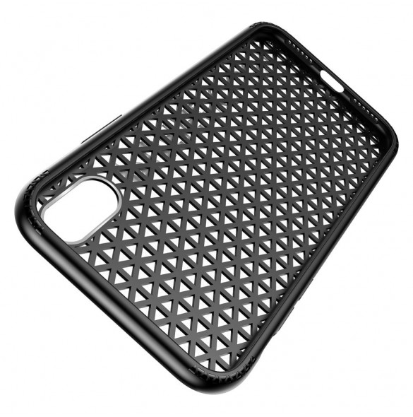 Svart och väldigt snyggt omslag till iPhone XS / X.