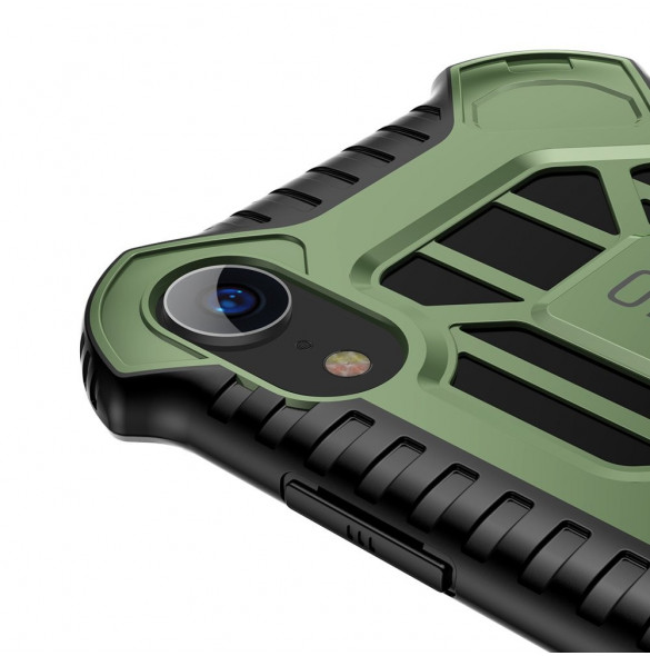 Grönt och mycket snyggt fodral för iPhone XR.