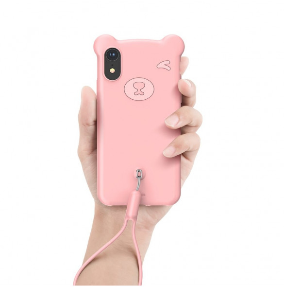 Rosa och väldigt snyggt skal till iPhone XR.