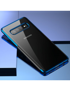 Blått och väldigt snyggt fodral till Samsung Galaxy S10 Plus.