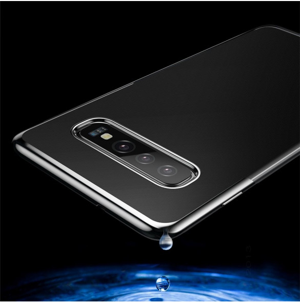 Svart och väldigt elegant lock till Samsung Galaxy S10.