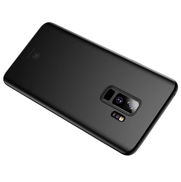 Svart och väldigt elegant lock till Samsung Galaxy S9 Plus G965.