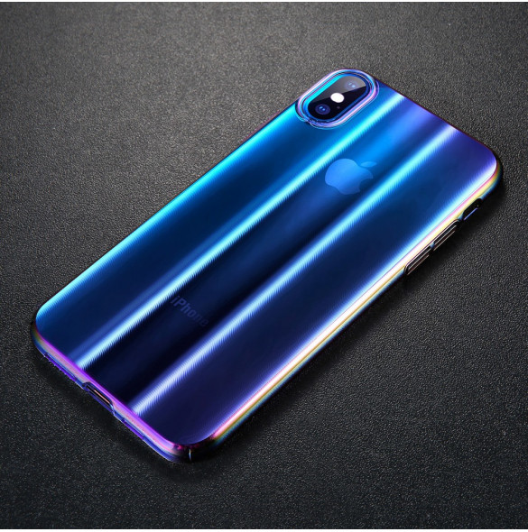 Blått och mycket snyggt fodral för iPhone XS Max