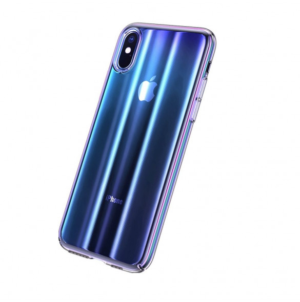 Blått och väldigt snyggt omslag till iPhone XR.
