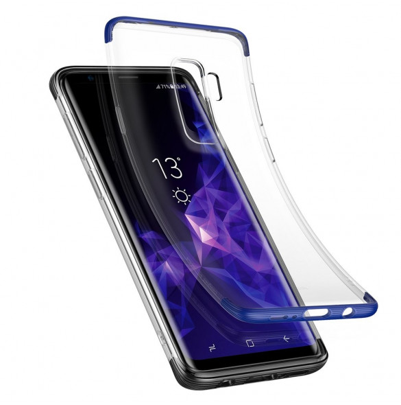 Blått och väldigt elegant lock till Samsung Galaxy S9 Plus G965.