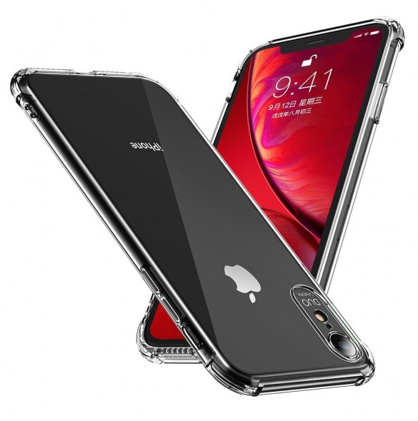 Genomskinligt och väldigt snyggt omslag till iPhone XR.