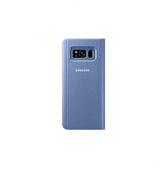 Samsung EF-ZG950CLE Clear View Cover Vikbart Fodral Till Samsung Galaxy S8 - Blå