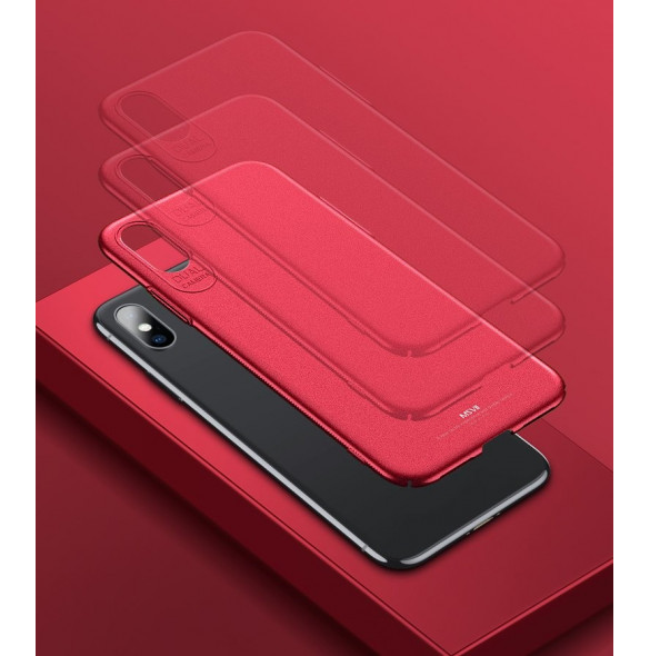 Rött och väldigt snyggt omslag till iPhone XS Max.
