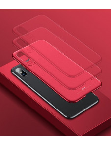 Rött och väldigt snyggt omslag till iPhone XS Max.