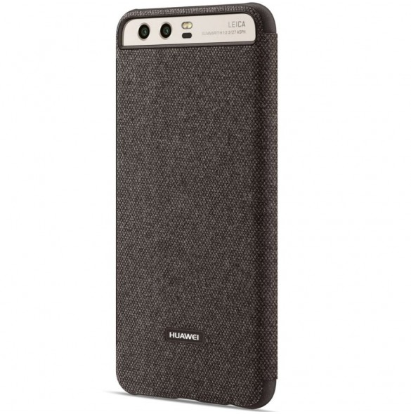 Huawei S-View Case Vikbart Fodral Till Huawei P10 - Mörkgrå (51991887)
