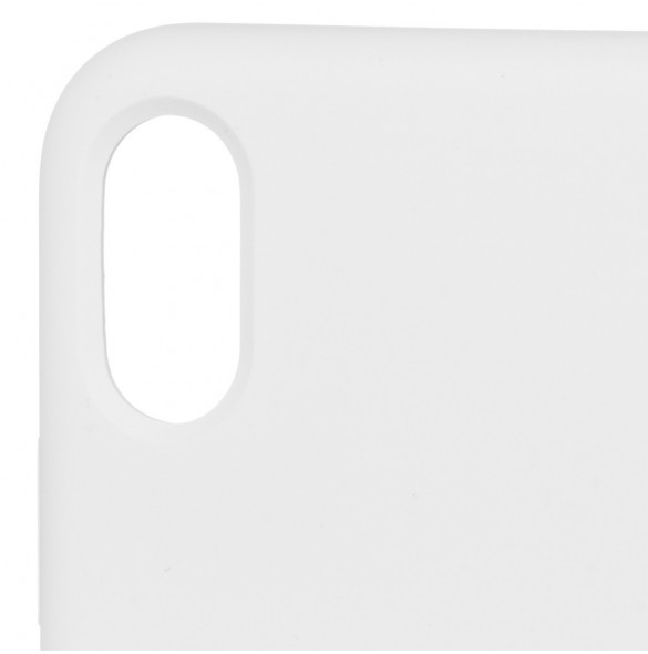Vitt och mycket snyggt omslag till iPhone XS / X.