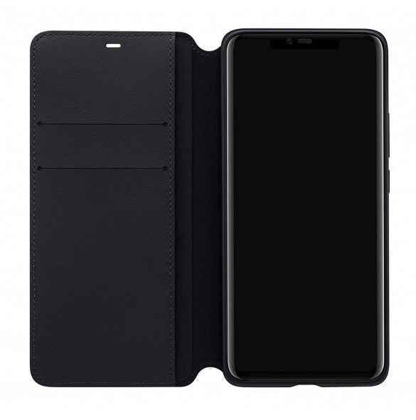 Huawei Wallet Cover Bookcase med kortplats för Huawei Mate 20 Pro - Svart(51992636)