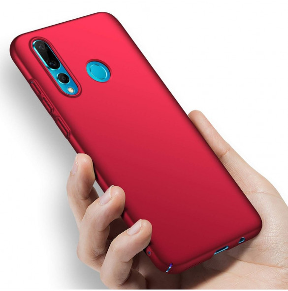 Rött och väldigt snyggt fodral till Huawei P Smart Plus.