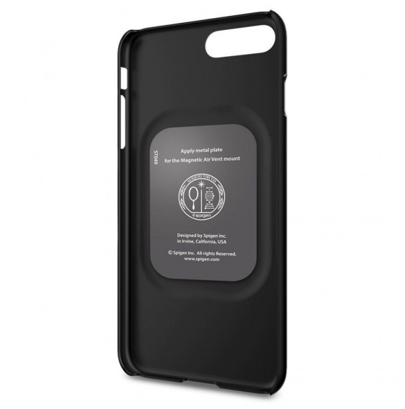 Svart och väldigt snyggt fodral för iPhone 8 Plus / 7 Plus.