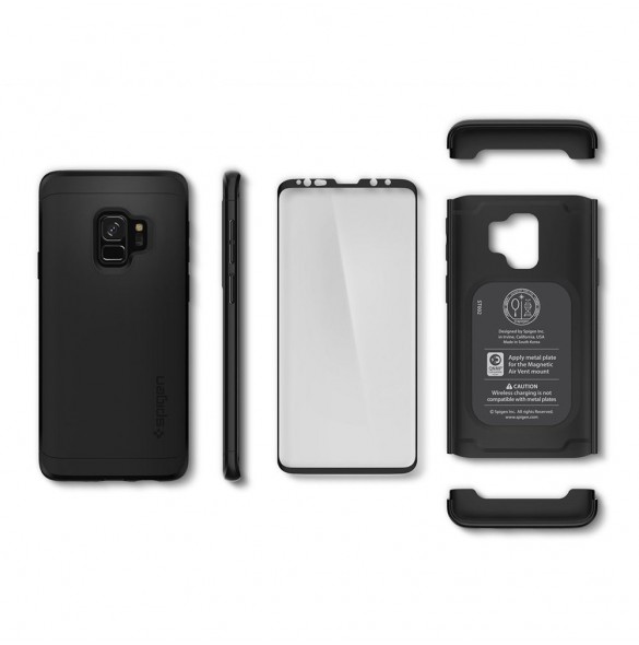 Svart och väldigt snyggt skal till Samsung Galaxy S9 G960.