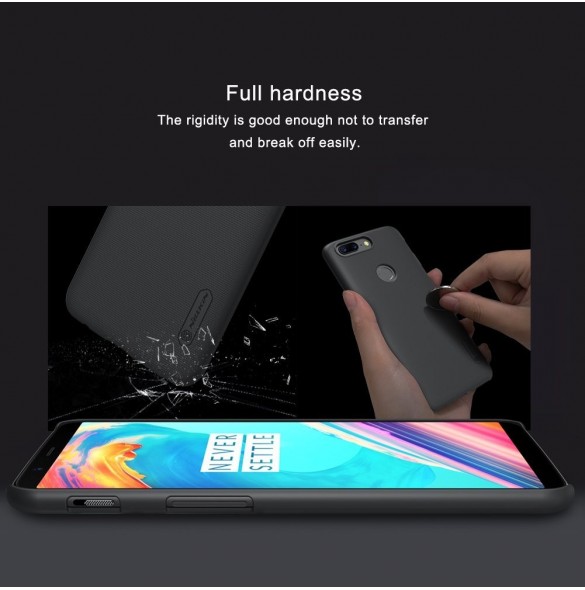 Nillkin Super Frosted Case för OnePlus 5T - Svart