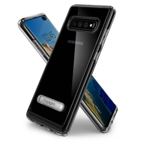 Tydligt och mycket snyggt fodral till Samsung Galaxy S10 Plus.