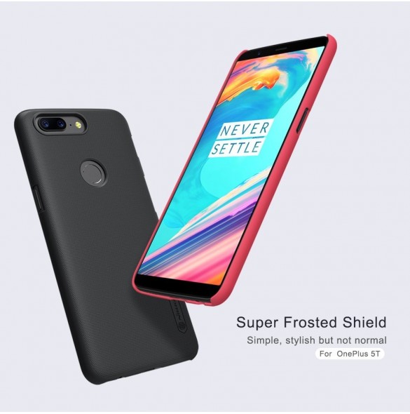 Nillkin Super Frosted Case för OnePlus 5T - Svart