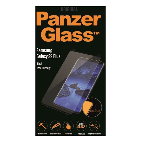 PanzerGlass Skärmskydd till Samsung Galaxy S9 Plus - Svart