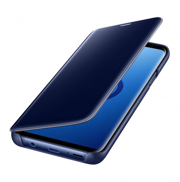 Samsung EF-ZG965CLE Clear View Cover Skal till Samsung Galaxy S9 Plus - Blå