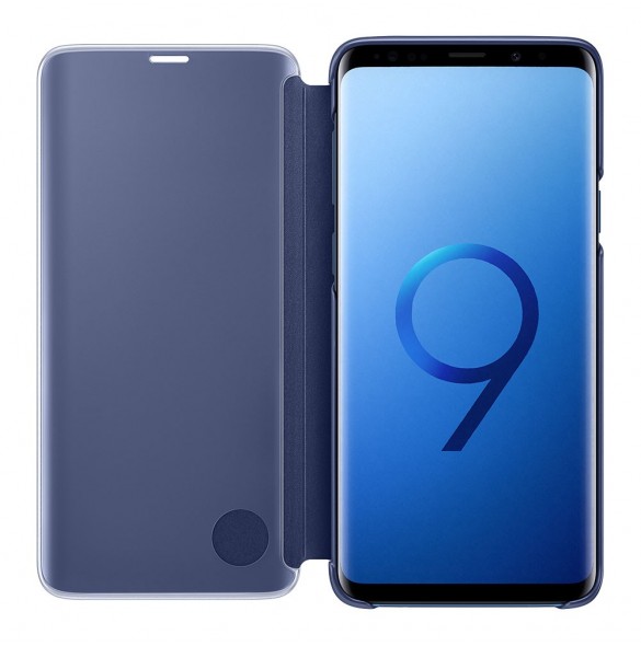 Samsung EF-ZG965CLE Clear View Cover Skal till Samsung Galaxy S9 Plus - Blå