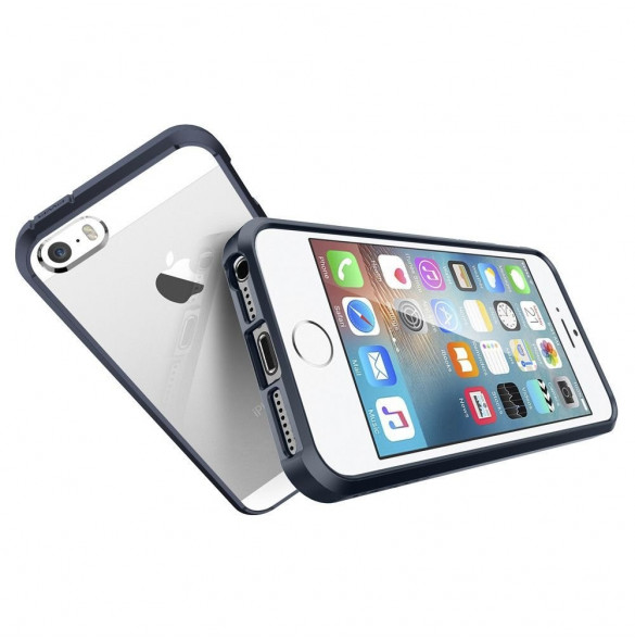 Grått och mycket snyggt fodral för iPhone SE / 5S / 5.