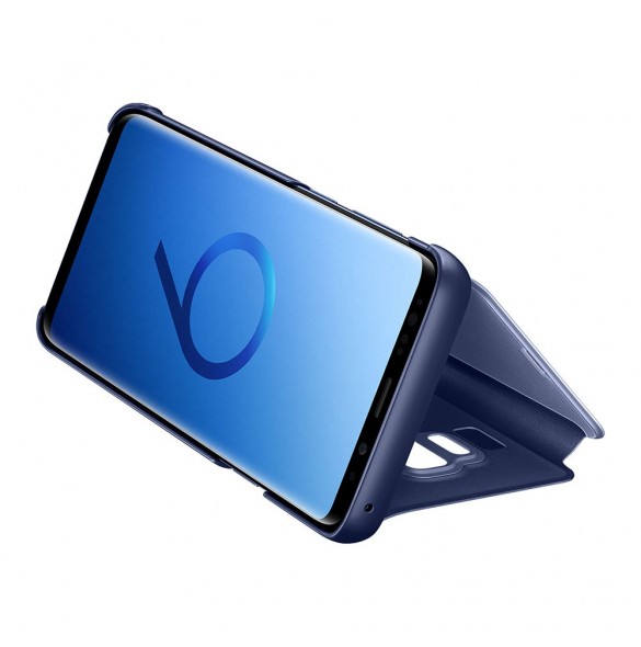 Samsung EF-ZG965CLE Clear View Cover Skal till Samsung Galaxy S9 Plus - Blå