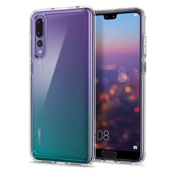 Genomskinligt och väldigt snyggt skal till Huawei P20 Pro.