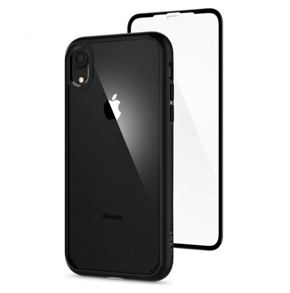 Svart och väldigt snyggt skal till iPhone XR.