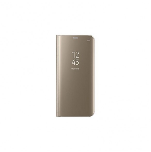 Samsung EF-ZG955CFE Clear View Cover Vikbart Fodral Till Samsung Galaxy S8 Plus - Guld