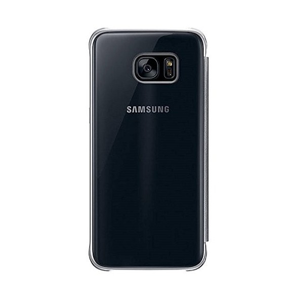 Samsung EF-ZG935CBE Clear View Cover Skal till Samsung Galaxy S7 Edge - Svart