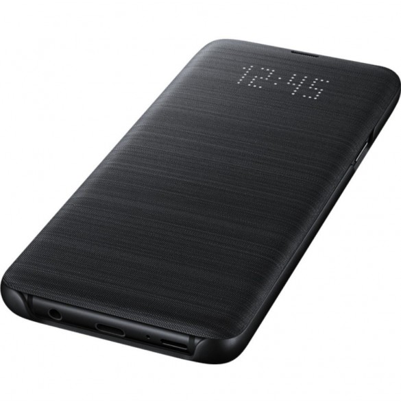 Samsung EF-NG965PBE LED View Cover Vikbart Fodral Till Samsung Galaxy S9 Plus - Svart