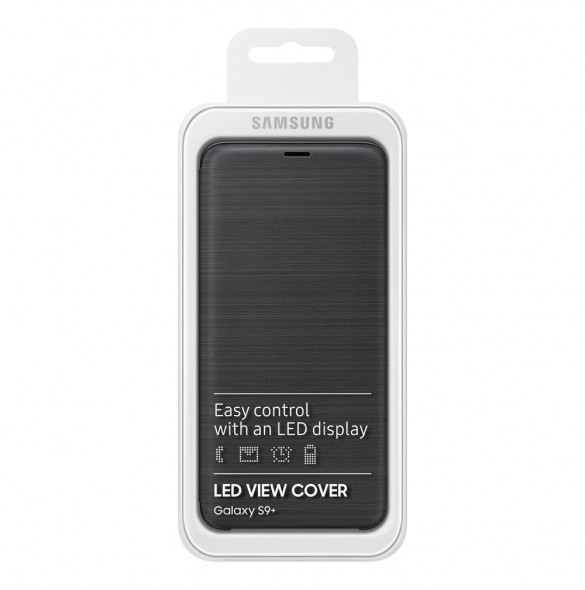 Samsung EF-NG965PBE LED View Cover Vikbart Fodral Till Samsung Galaxy S9 Plus - Svart