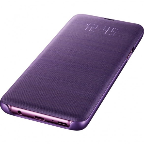 Samsung EF-NG965PVE LED View Cover Vikbart Fodral Till Samsung Galaxy S9 Plus - Lila