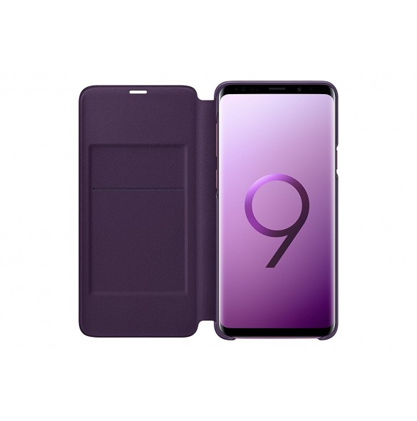 Samsung EF-NG965PVE LED View Cover Vikbart Fodral Till Samsung Galaxy S9 Plus - Lila