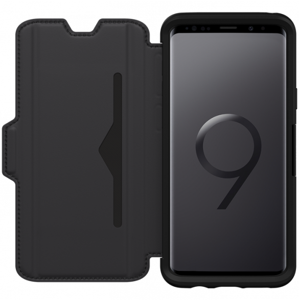 Otterbox Strada Läder Folio Case till Samsung Galaxy S9 Plus - Svart