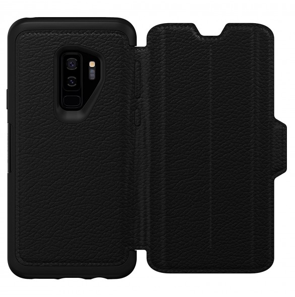 Otterbox Strada Läder Folio Case till Samsung Galaxy S9 Plus - Svart