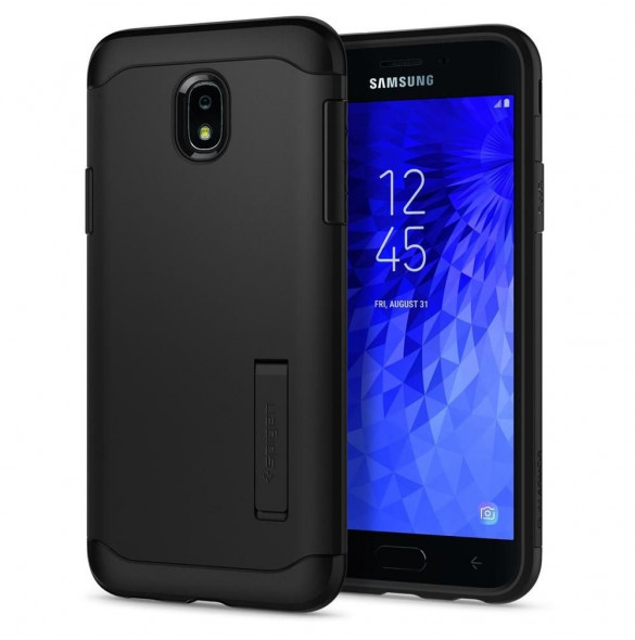 Svart och väldigt snyggt skal till Samsung Galaxy J7 2018.