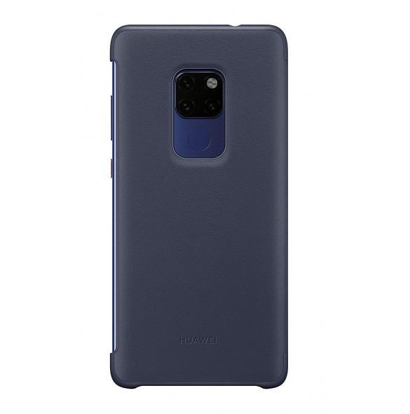 Huawei 51992605 Smart Flip View Vikbart Fodral Till Huawei Mate 20 - BLÅ