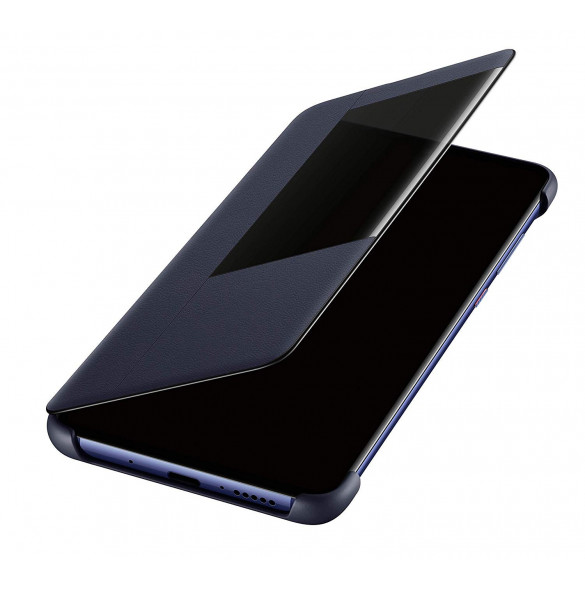 Huawei 51992605 Smart Flip View Vikbart Fodral Till Huawei Mate 20 - BLÅ