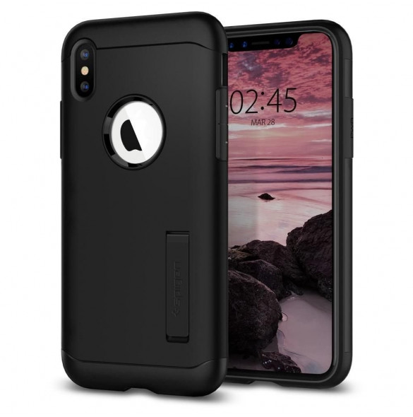 Svart och väldigt snyggt omslag till iPhone XS Max. Svart och väldigt snyggt omslag till iPhone XS Max.