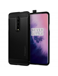 Svart och väldigt elegant lock till OnePlus 7 Pro.