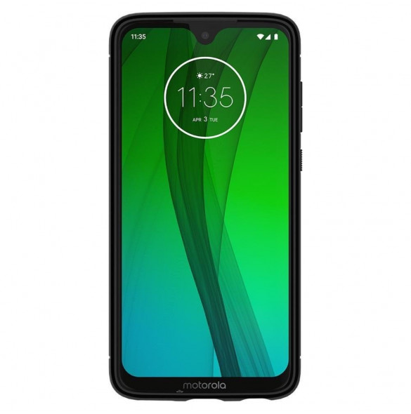 Svart och väldigt elegant lock till Motorola Moto G7 / G7 Plus.