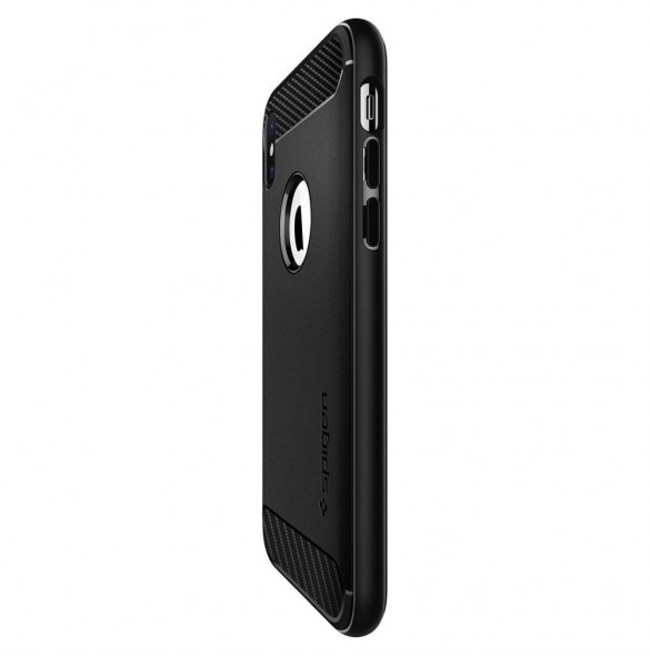 Svart och väldigt snyggt omslag till iPhone XS / X.