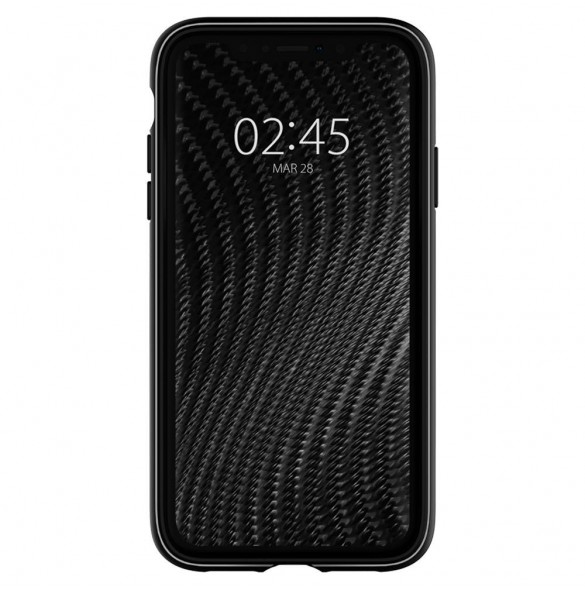 Din telefon och väldigt snyggt skydd från Spigen.