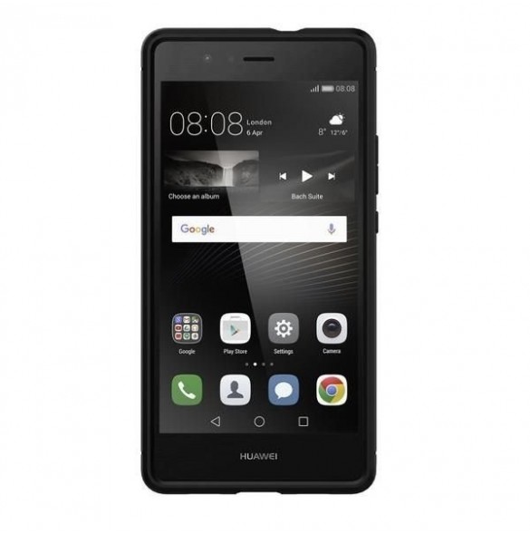 Svart och väldigt elegant lock till Huawei P9 Lite.