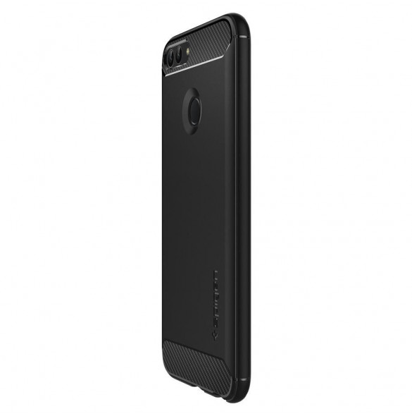 Svart och väldigt elegant lock till Huawei P Smart.