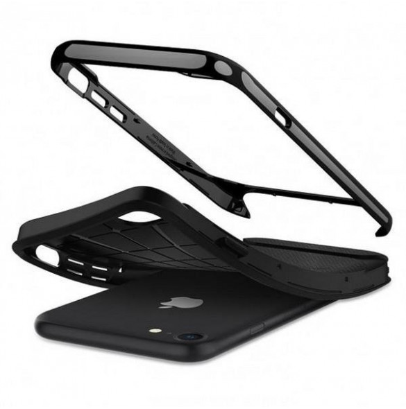 Svart och mycket snyggt fodral för iPhone 8/7.
