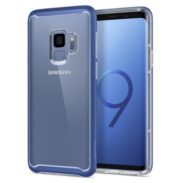 Blått och väldigt elegant lock till Samsung Galaxy S9 G960.